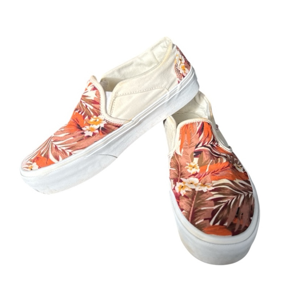 VANS Asher Platform Paradise Floral Women’s 9.5 Men's 7.5 Style #751505 Unisex